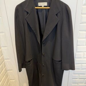 Brian Bailey Toronto 100% virgin wool overcoat size 8